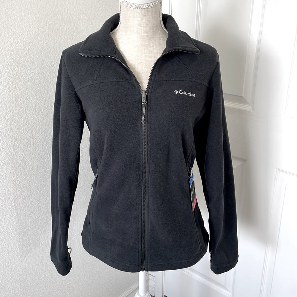 Columbia fleece zip up jacket size M